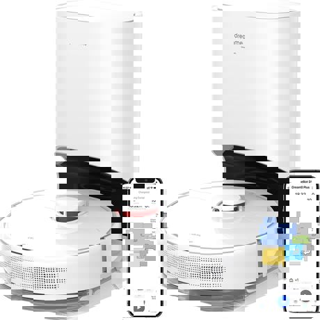 Aspirator Dreame D10 Plus, 4000 Pa, 5200 mAh, 46 W, Alb 6973734689657